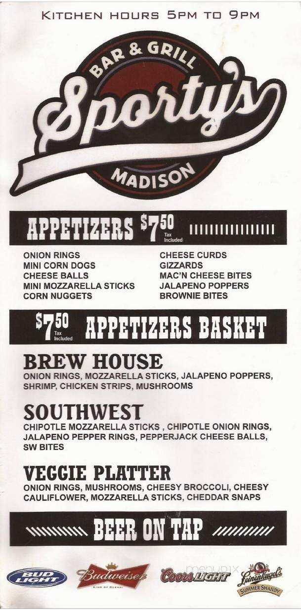 Sporty's Bar & Grill - Madison, SD