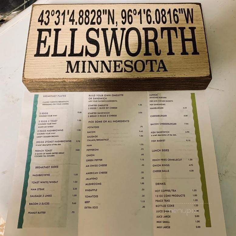 Ellesworth Cafe - Ellsworth, MN