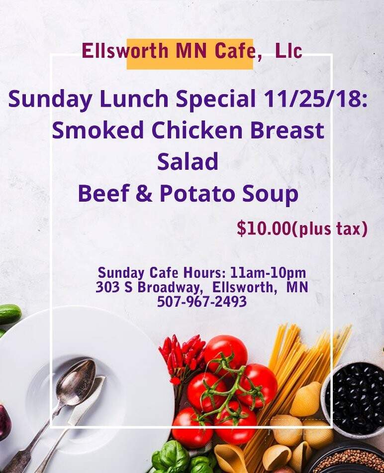 Ellesworth Cafe - Ellsworth, MN