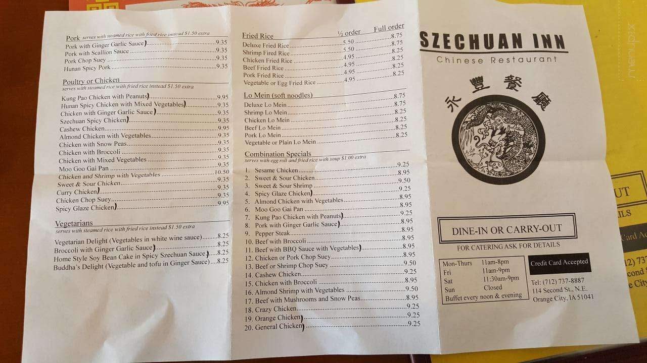 Szechuan Inn - Orange City, IA